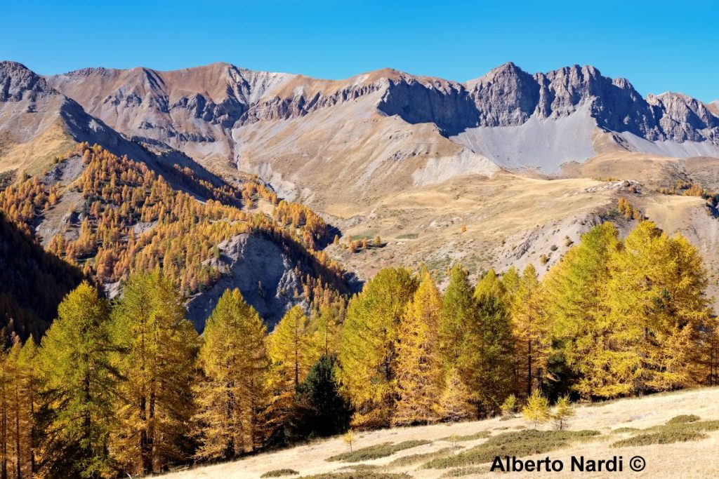 Il panorama sulle vette che cingono la Vallée de l
