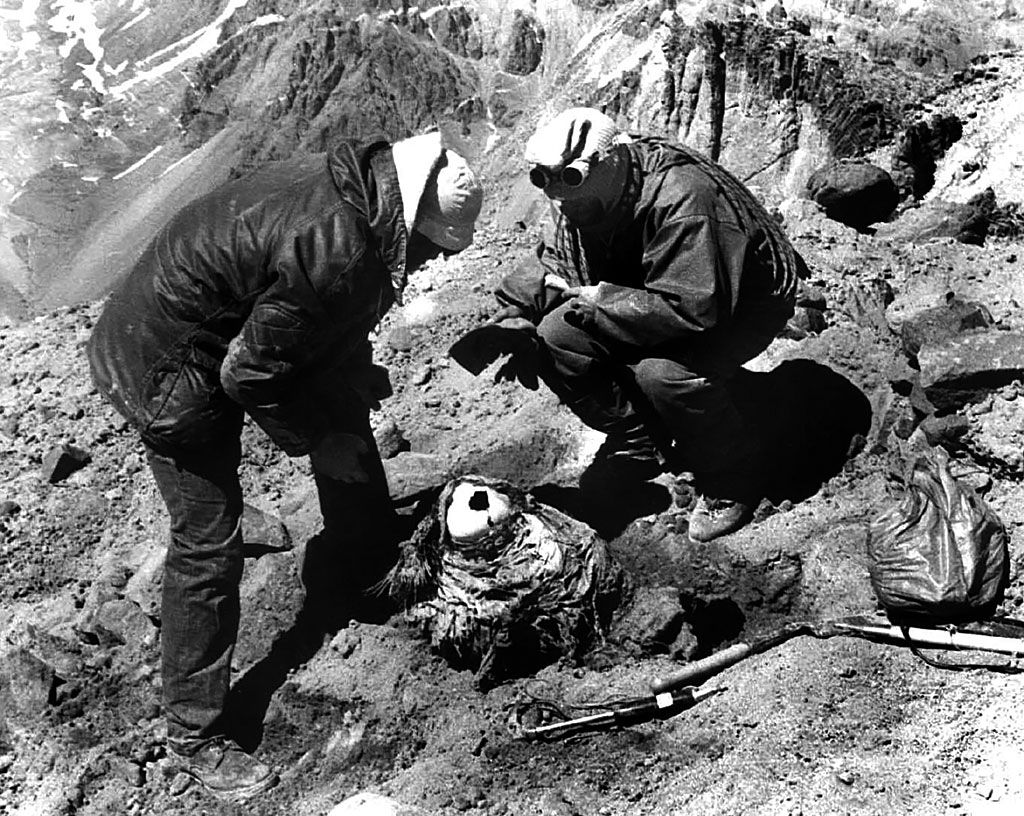 Il ritrovamento della mummia nel 1985