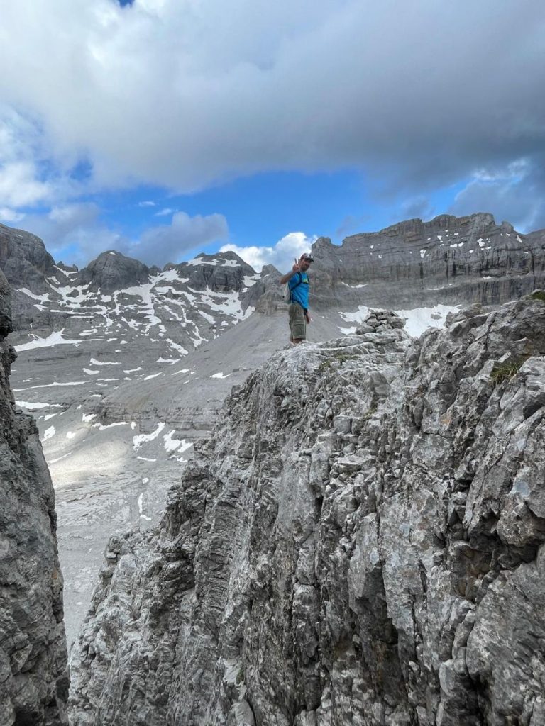 Alessandro Beltrami fra le rocce di casa, le Dolomiti di Brenta