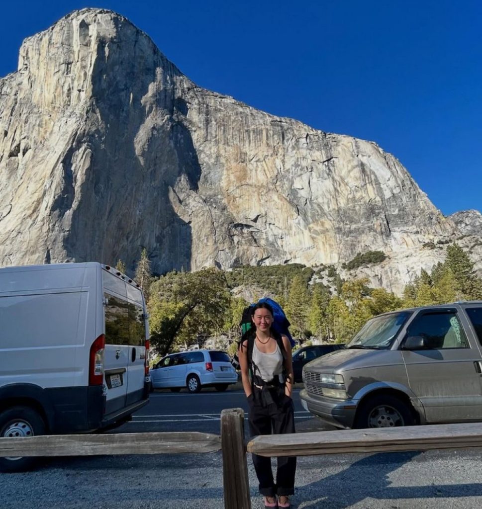 La Lennox ai piedi di El Capitan, a Yosemite @rell.lennox