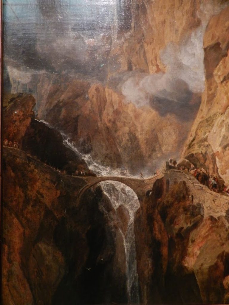 Il ponte del diavolo al San Gottardo di William Turner (1803)