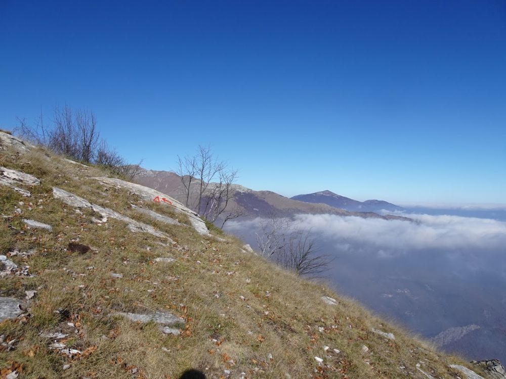 Sulla dorsale poco prima della vetta @ CAI Albenga