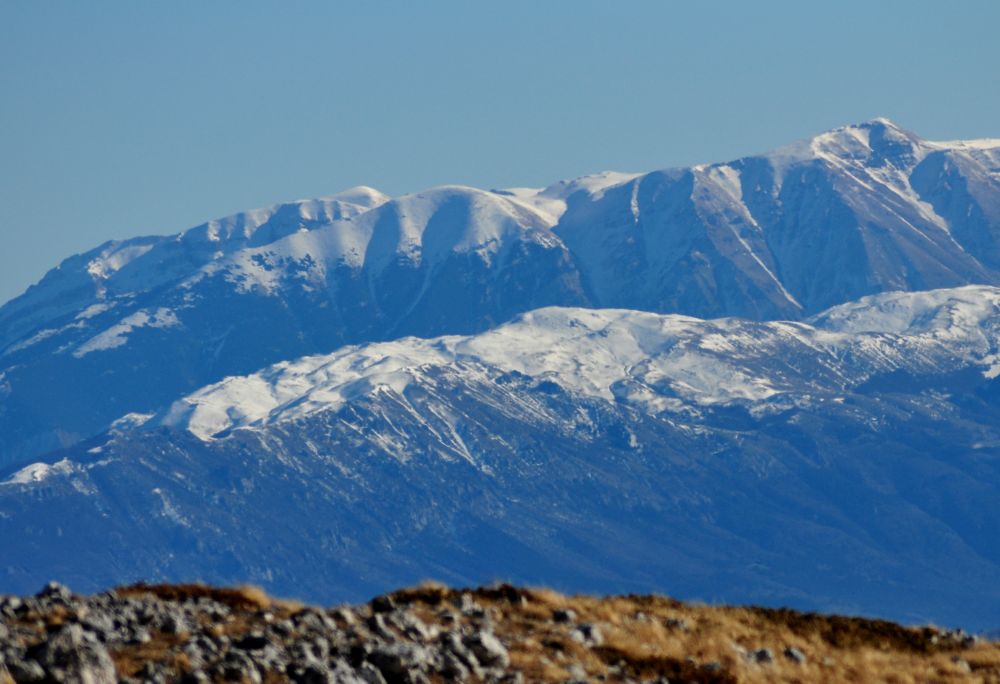 La Maiella dal Monte Puzzillo, foto Stefano Ardito
