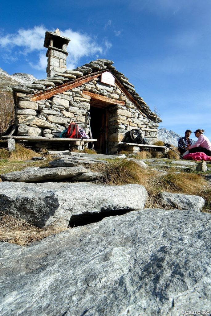 Al Bivacco Hinderbalmo. Foto Cesare Re