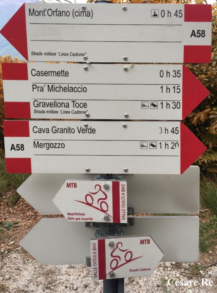 Indicazioni. Foto Cesare Re