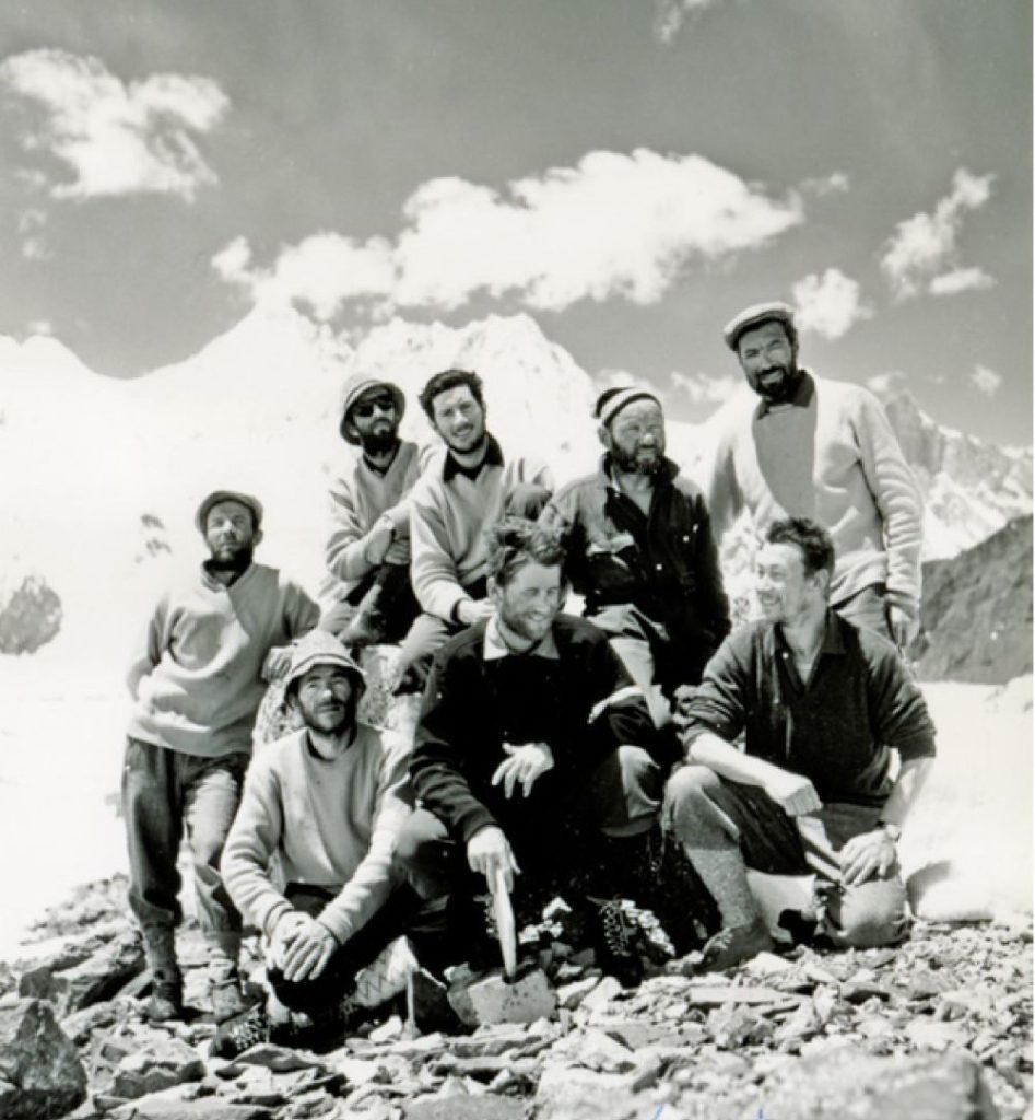 Foto di gruppo al Gasherbrum IV