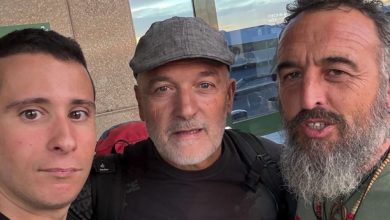 Alessandro Caputo, Valter Perlino e Stefano Farronato prima della partenza per il Panbari Himal @ panbari_q7