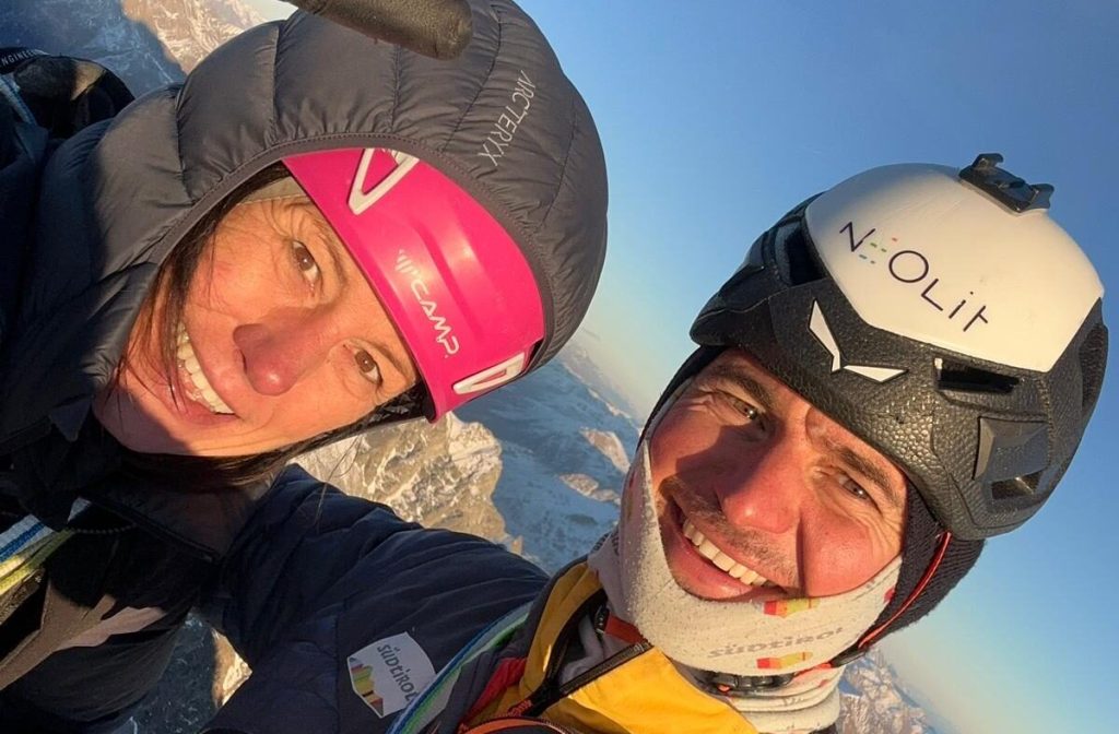 Ines Papert e Simon Gietl in vetta @ Simon Gietl