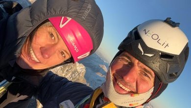 Ines Papert e Simon Gietl in vetta @ Simon Gietl