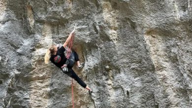 Manon Hily durante la salita di Punt X @manonhily