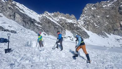 Soccorritori al lavoro sullo Yalung Ri @ Pasang Kidar Sherpa - The Tourism Times