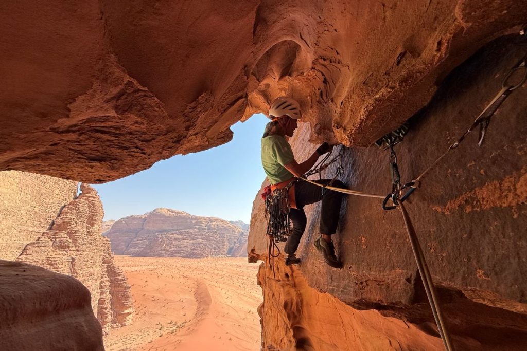Un passaggio della salita sullo Jebel Nassrani South @Archivio Fay Manners
