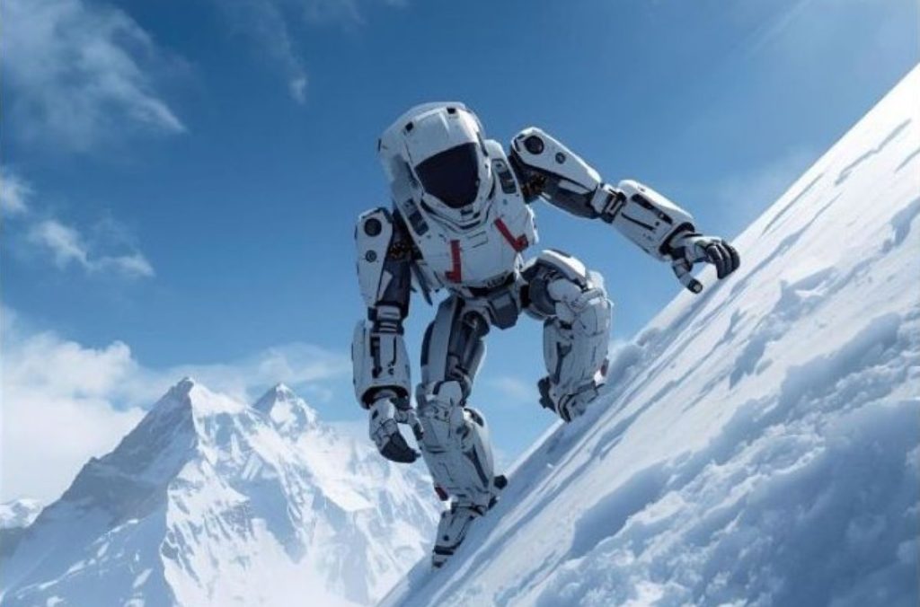 Un possibile frequentatore dell'alta quota in un futuro non lontano @ Canva