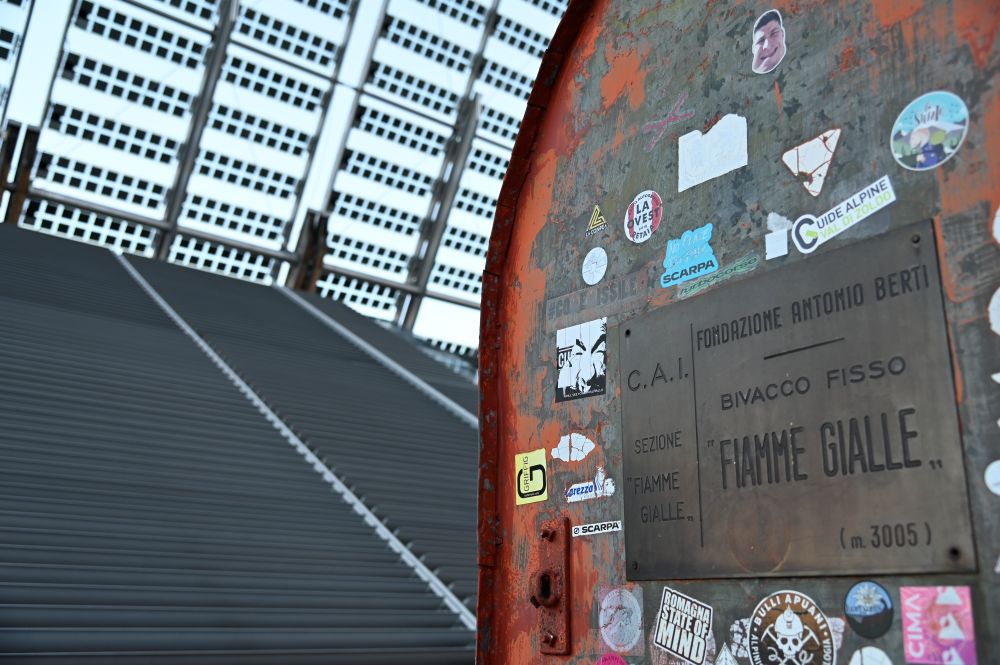 Il bivacco nella sua nuova casa al MUSE. Foto Monica Malfatti