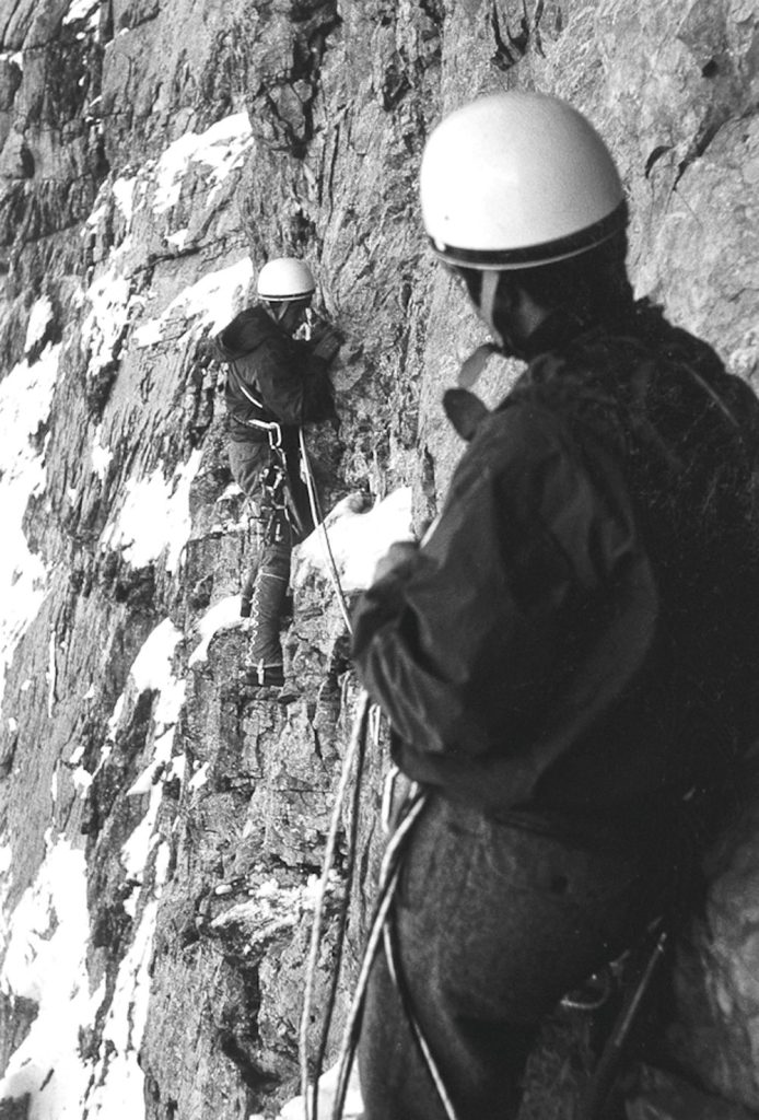 Sulla Solleder al Civetta durante l