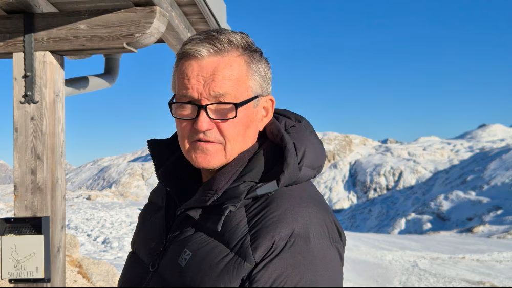 Alexander Odintsov nei giorni scorsi a San Martino di Castrozza. Foto Stefano Ardito
