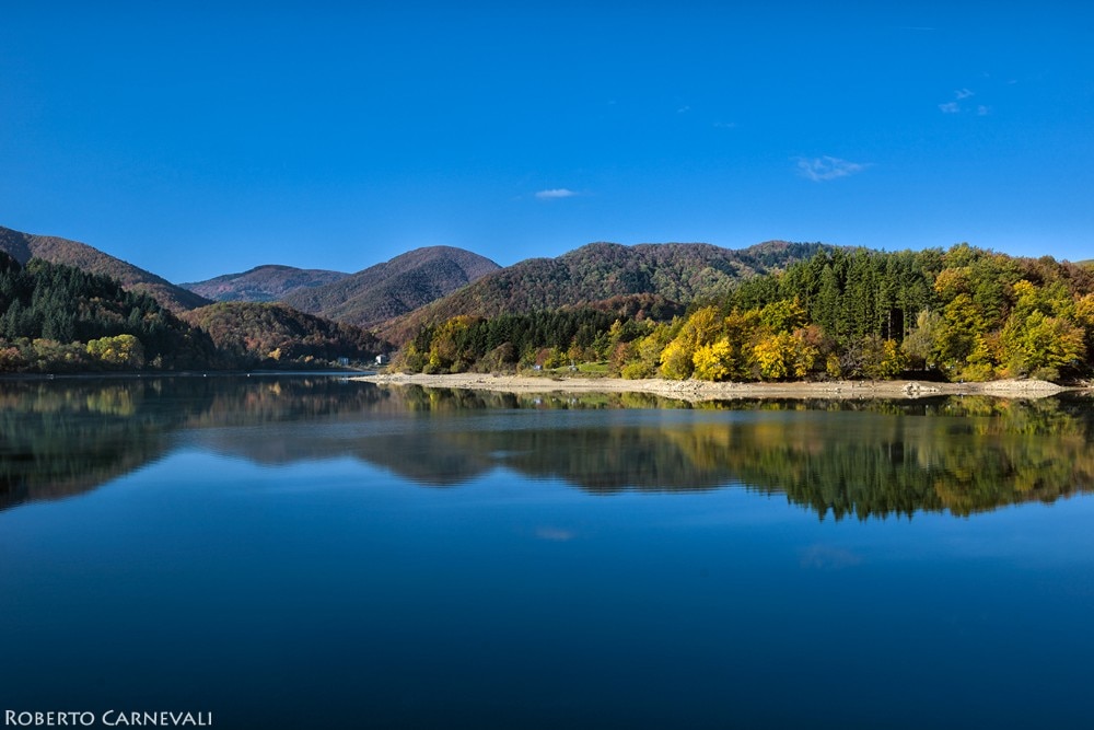 I rilassanti scenari del Brasimone. Foto Roberto Carnevali