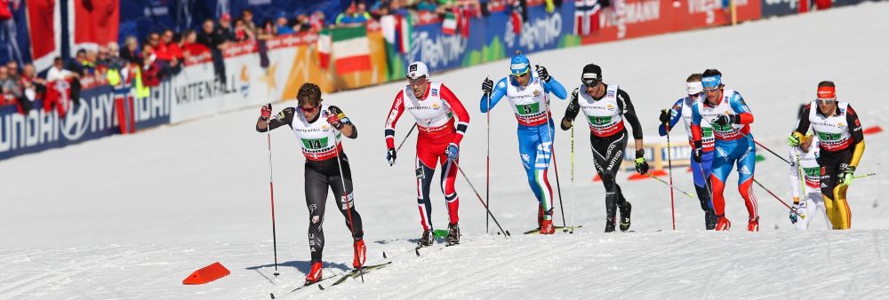 Campioni di sci di fondo in gara in Val di Fiemme @ Giovanni Zola