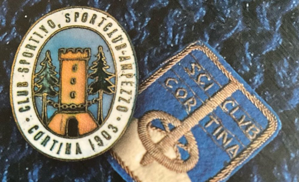 Gli stemmi del Club sportivo, Sportclub Ampezzo e dello Sci Club Cortina (da Cent