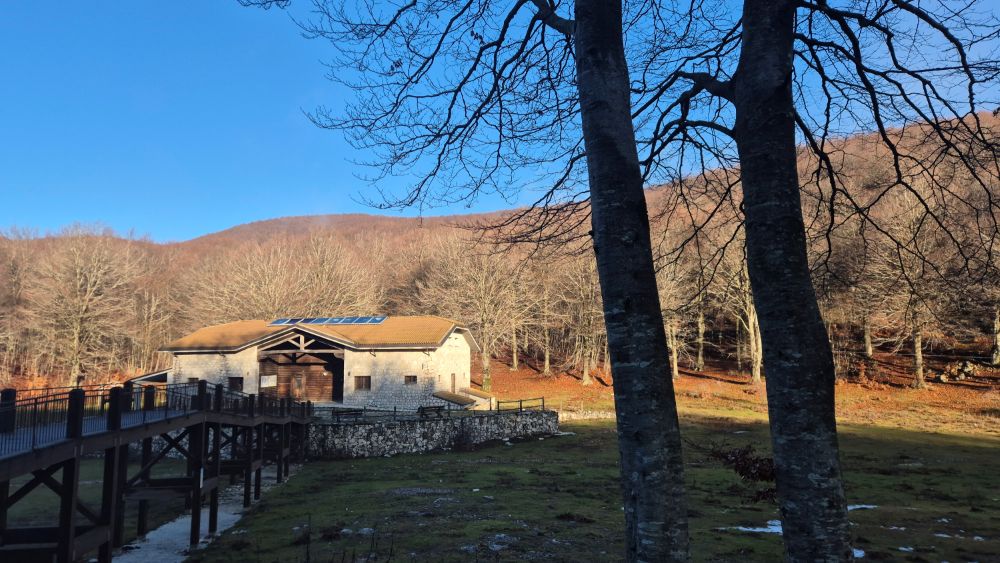 Il rifugio Valle Santa Maria, punto di partenza dell