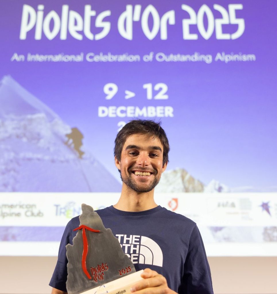 Benjamim Védrines, menzione speciale ai Piolets d