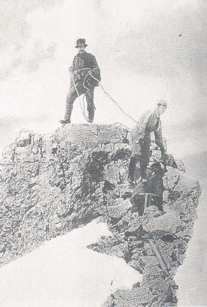 Jeanne Immink con una delle sue guide