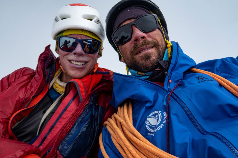 Tom Livingstone e Aleš Česen sul Gasherbrum III