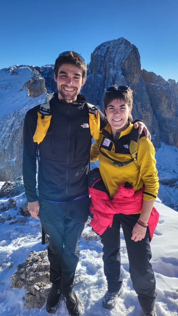 Benjamin Védrines e Monica Malfatti durante l