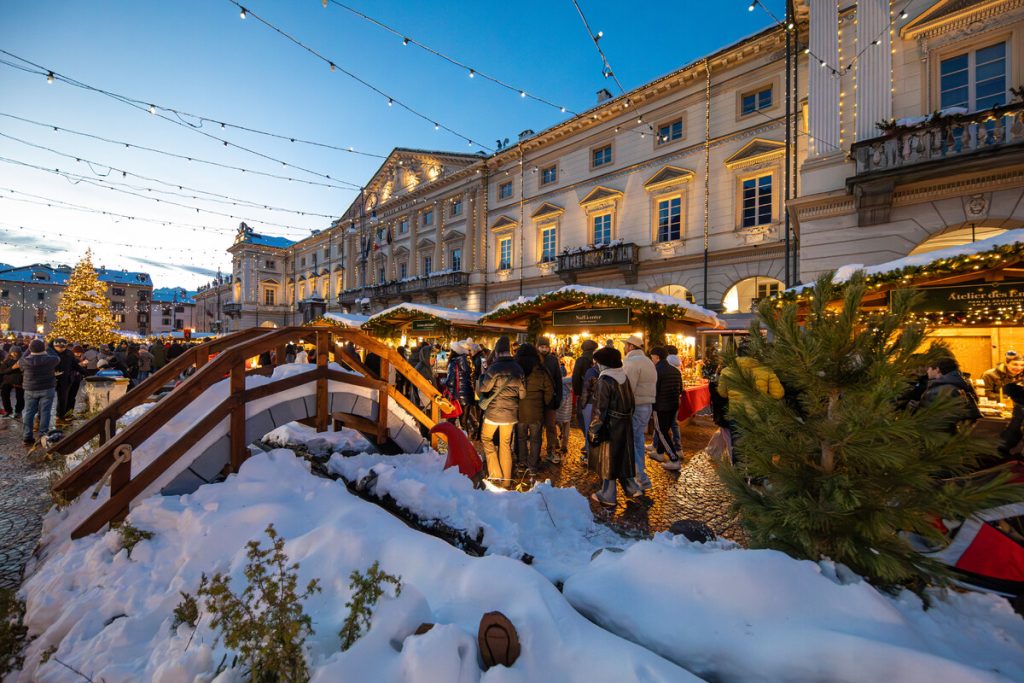 Aosta: Mercatino di Natale | © Archivio regione Autonoma Valle D’Aosta