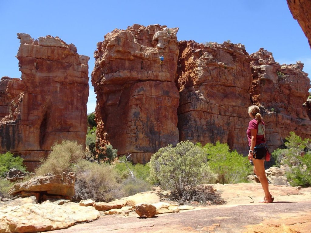 Arrampicata a Truitjieskraal. Foto Melania Lunazzi