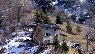 Il Rifugio Elisa (1515 m), nel Gruppo delle Grigne. @ flavio pontiggia