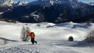 Inverno che non sempre coincide con quello disegnato dalle piste battute (foto M. Comi)