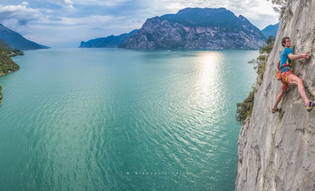 La falesia Spiaggia delle lucertole @ Giampaolo Calzà - APT Garda Trentino