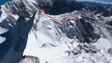 Uno sguardo dalla vetta finale. Foto di Benjamin Lieber