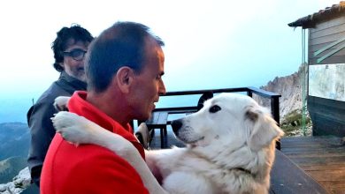 Luca Mazzoleni e Zen, foto Stefano Ardito