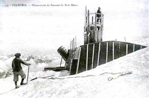 Una foto dell'Osservatorio Janssen sulla vetta del Monte Bianco