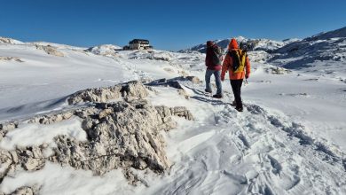 Verso il rifugio Pedrotti alla Rosetta, foto Stefano Ardito