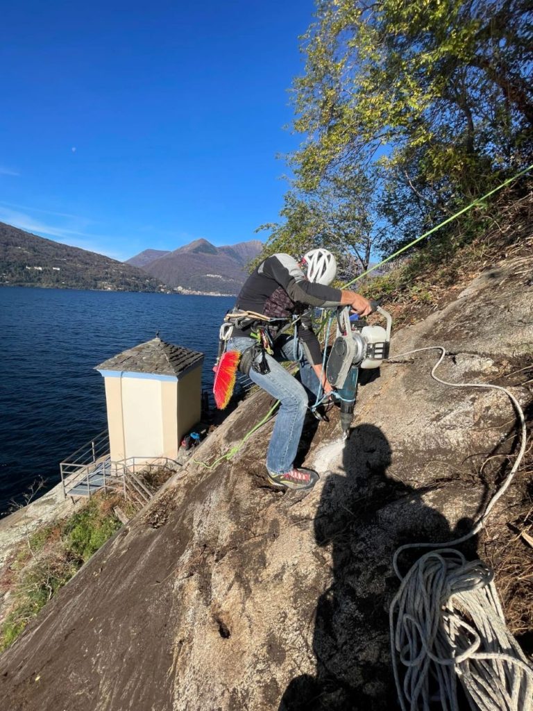 Lavori in corso. Foto Cristian Candiotto