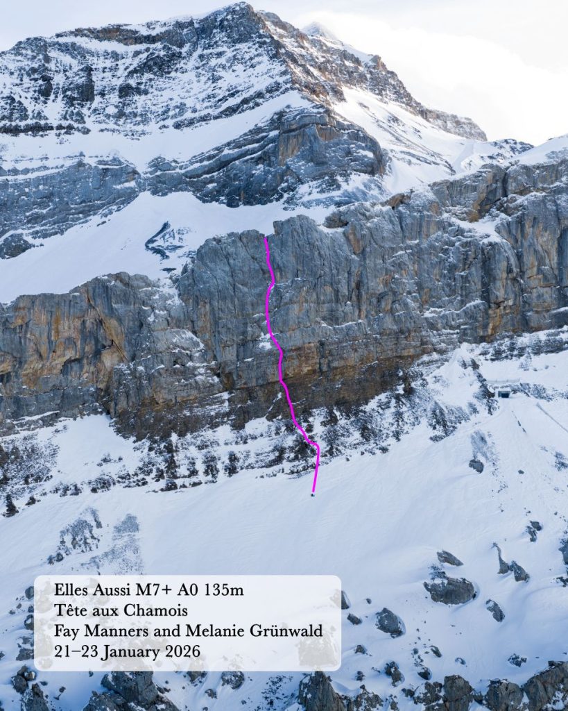 Elles Aussi sulla Tête aux Chamois a Les Diablerets