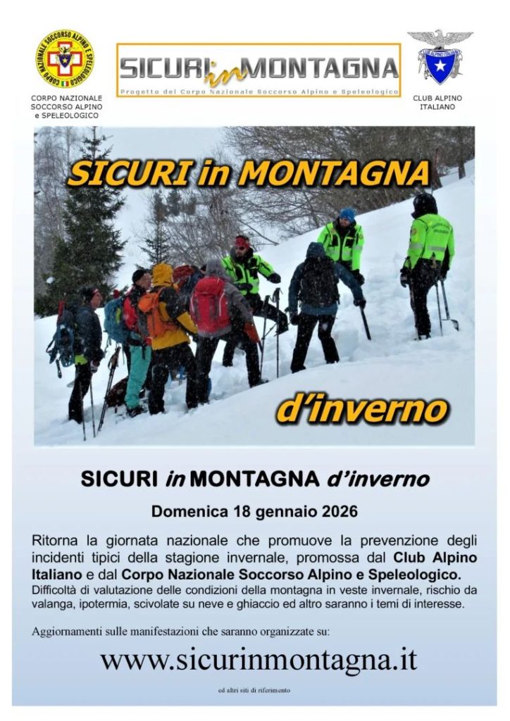 La locandina di Sicuri in montagna d