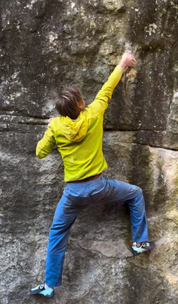 Megos su Force du Destin a Fontainebleau @alexandermegos