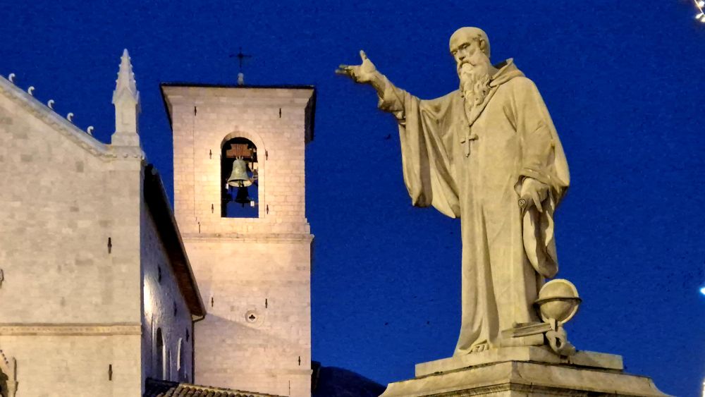 Norcia, basilica di San Benedetto, foto Stefano Ardito