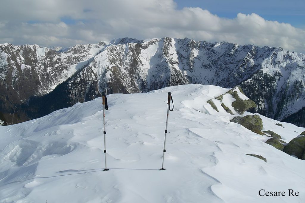 Sulla cima del Pizzetto. Foto Cesare Re