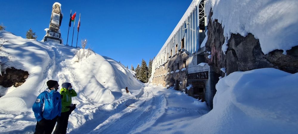 Il Forte Campo, raggiungibile con le ciaspole da Luserna