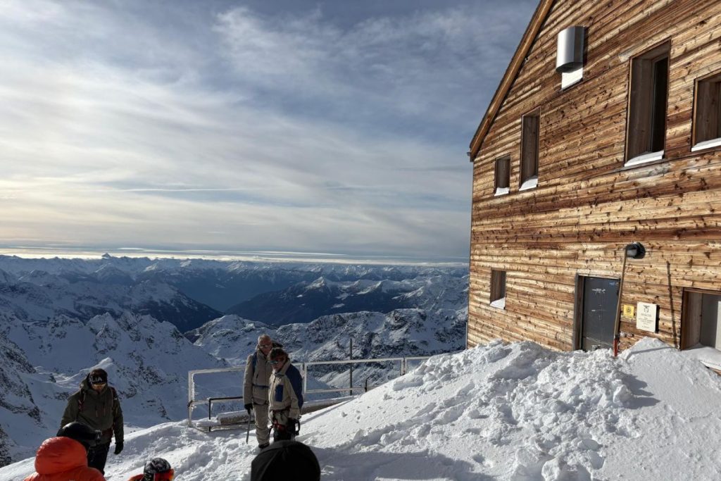 Un momento della registrazione della puntata di Linea Bianca dedicata al Cadore