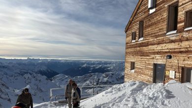 Un momento della registrazione della puntata di Linea Bianca dedicata al Cadore