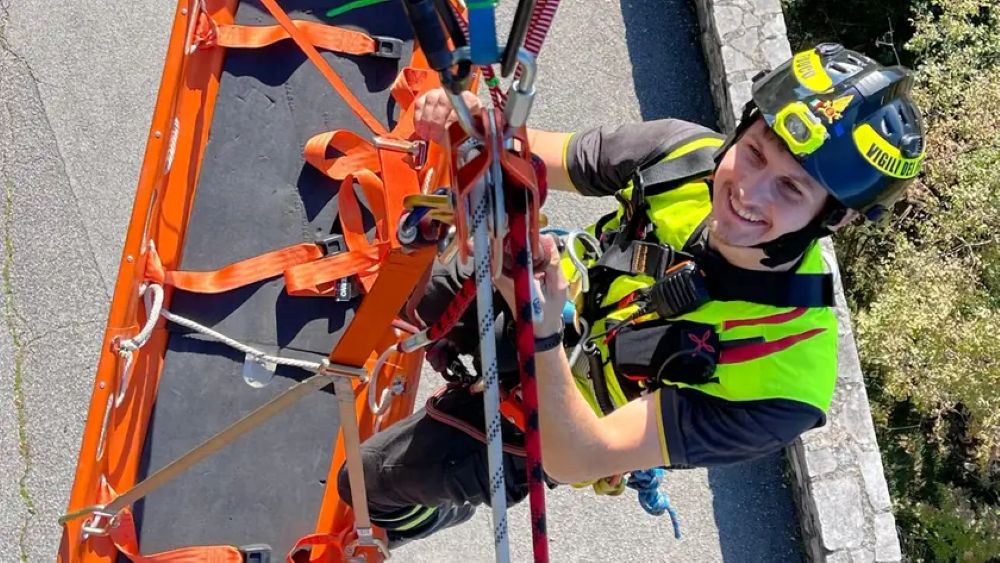 Carlo Notari, prestava servizio nei Vigili del fuoco