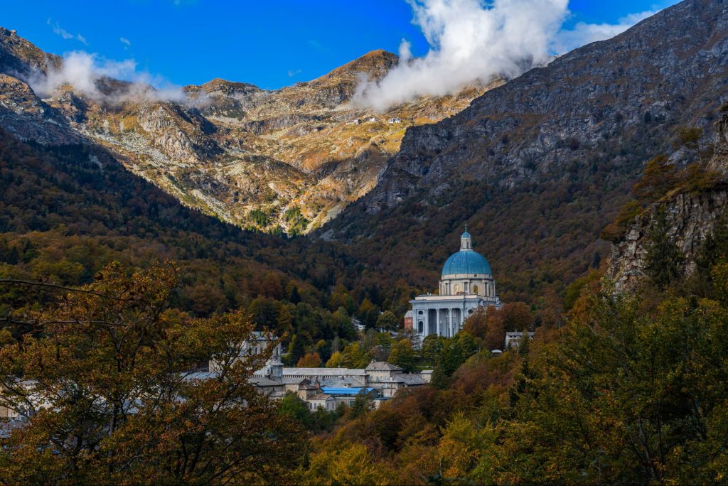 Il Santuario di Oropa meta di alcuni cammini molto frequentati @Adobe Stock