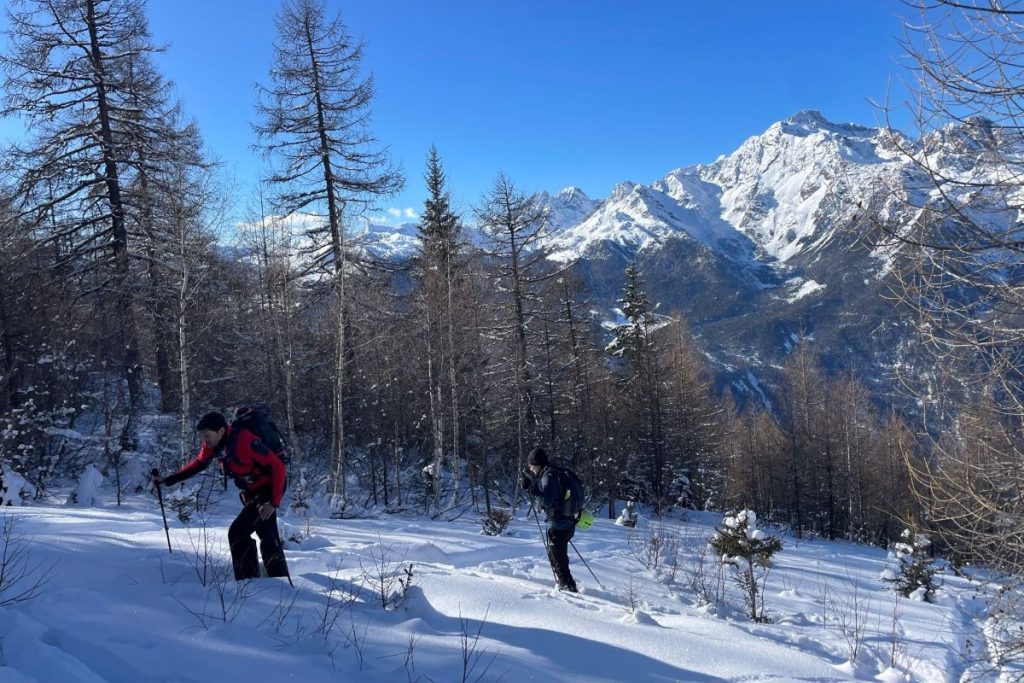 Il punto più alto raggiunto dal vecchio skilift (foto M. Comi)