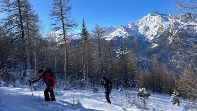 Il punto più alto raggiunto dal vecchio skilift (foto M. Comi)
